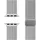 nalia Alvia Edelstahl-Armband für Apple Watch, Mesh-Loop Metallarmband - Stabil & Rostfrei Edelstahl Uhrenarmband, Silber,