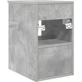 vidaXL Badezimmerschrank Inzwischen Betongrau 30 x 44,5 x 50 cm
