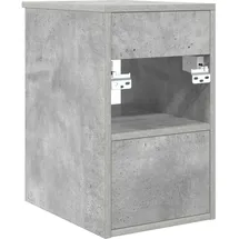 vidaXL Badezimmerschrank Inzwischen Betongrau 30 x 44,5 x 50 cm