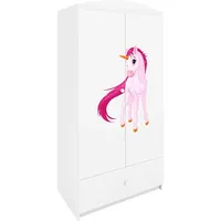 raumhirsch furniture Kinderkleiderschrank 90 x 175 x 52 cm Holzwerkstoff weiß