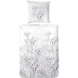 Primera Dafne weiß/rosa 135 x 200 cm + 80 x 80 cm