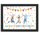 HSDSH Jugendweihe Geldgeschenke Bilderrahmen, Alles Gute zur Jugendweihe Geldgeschenke Verpackung, Geschenke Mädchen und Jungen