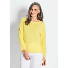 GOLDNER Strickpullover zitronengelb 24