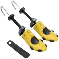 VidaXL Schuhspanner mit Schuhanzieher Gelb EU 41-46 Kunststoff