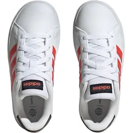 adidas Grand Court Lifestyle Tennis Lace-Up Cloud White / Bright Red / Core Black 28