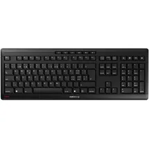 Cherry Stream Keyboard Wireless, Tastatur Universal RF kabellos + USB (QWERTZ), Schweiz Schwarz