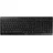 Keyboard Wireless, Tastatur Universal RF kabellos + USB (QWERTZ), Schweiz Schwarz