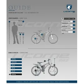 licorne bike gmbh Licorne Bike Guide Premium Mountainbike 26 Zoll RH 31 cm rosa/weiß