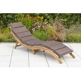 MX Gartenliege Capri natur Rattan Sonnenliege Relaxliege Poolliege Wellnesliege
