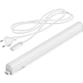 ledscom.de LED Unterbauleuchte RIGEL, Farbtemperatur einstellbar, Stecker, 26cm, 4,4 W, 395lm, warmweiß/weiß