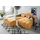 DOMO collection »Brandon Sitzbelastung 140 kg, kleine Ausführung B/T/H: 214/100/80 cm«, Mit Kopfteilverstellung, auch in Leder und Cord, L-Form orange