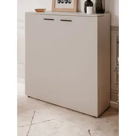 furn.design Logu 100 x 110 x 34 cm beige / beige matt