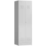 Classix Spind signalweiß X-510717, 1 Schließfach 59,0 x 50,0 x 180,0 cm