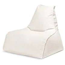 Sitting Point Sitzsack Jazz Woolly Stoff Weiß