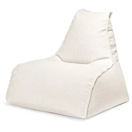 Sitting Point Sitzsack Jazz Woolly Stoff Weiß