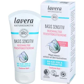 Lavera Basis Sensitiv Reichhaltige Feuchtigkeitscreme 50 ml