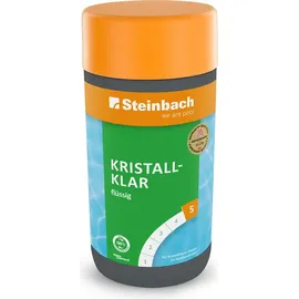 Steinbach Poolpflege Kristallklar Algezid 1 l, Aktivsauerstoff Poolchemie