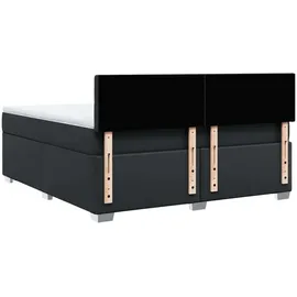 vidaXL Boxspringbett 180 x 200 cm Schwarz