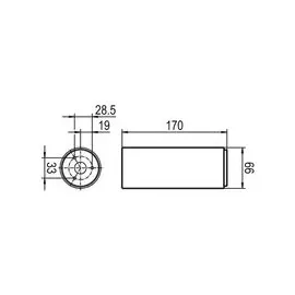 Ridi Ridi-Leuchten LED-Anbaudownlight ALBAR68ANDWS840F0125