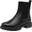 Comfort Chelsea Boots mit Reißverschluss Wasserabweisend Schwarz 37