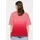 Harlem Soul HARLEM SOUL, Damen, Gr. XXL, blau (glory), Single Jersey, Material: 100% Baumwolle, bedruckt, oversize normal, Rundhals, eingesetzt gerader Abschluss, Shirts Rundhalsshirt, mit Farbverlauf