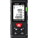 Laser-entfernungsmesser (50 M), Digitales Laser-entfernungsmessgerät Mit Wasserwaage, Handlaser-bandmaß (50 M), Hochpräzises Digitales Bandmaß Mit Hintergrundbeleuchtetem Lcd-display, Schutzart Ip54,