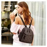 Kleiner Rucksack Damen Elegant Cityrucksack Mini Rucksäcke Wasserdichte Daypack Tagesrucksack Leichter Rucksack mit mehreren Taschen