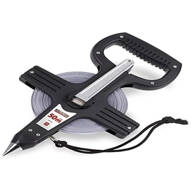 Kreator KRT702050 Maßband 50m Stahlband mit ergonomischen Handgriff Rollmaß Bandmaß