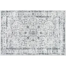 Tectake tectake® Vintage Designer Teppich, Aliya, Kurzflor, rutschfeste Unterseite