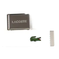 LACOSTE Casual Woven Strap W110 Bright White - kürzbar