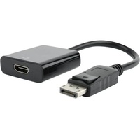 Gembird Videokabel-Adapter 0,1 m DisplayPort HDMI Schwarz