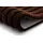 KLEINE WOLKE Badematte Cord Braun 60 x 60 cm