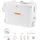 Vevor Hebeanlage 500W Fäkalienhebeanlage 8m Förderhöhe Abwasserpumpe 6600L/h Haushaltspumpe 2900U/min Schmutzwasserpumpe Eingebautes Rückschlagventil Wartungfrei WC Dusche Waschbecken