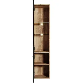 Badplaats B.V. Rio 131 cm Eiche Kastanie Schwarz – Regal