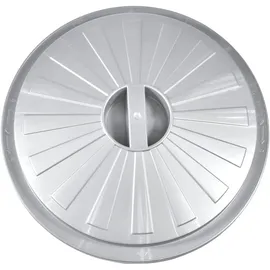 OK. Supermax Mülleimer 50 l Silber