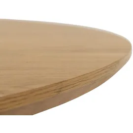 MID.YOU Esstisch, Natur, rund, Säule, 120x75x120 cm,