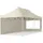 TOOLPORT Faltpavillon 3 x 6 m inkl. 2 Seitenteile Creme