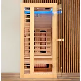 LED Infrarotkabine 90x90 cm  Infrarotsauna Wärmekabine Vollspektrum Radio -NEU-