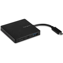 Targus - Hub - 3 x SuperSpeed USB 3.0 + 1 x USB-C 3.1 Gen 1 (Spannungsversorgung)