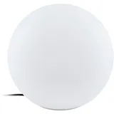 EGLO Kugelleuchte Kunststoff Ø39 cm dimmbar IP65 weiß