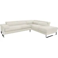 W.Schillig Ecksofa finn, toller Sitzkomfort, L-Form, hochwertige Verarbeitungsdetails, German