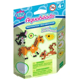 Aquabeads Mini Bastelset 3fach sortiert 180 bunte Bastelperlen