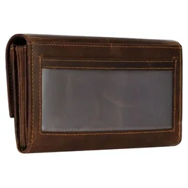 GREENBURRY Kellnerbörse Vintage Unisex Portemonnaie braun