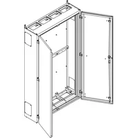 ABN Standgehäuse schutzisoliert IP55 BxHxT: 1090x1890x340mm