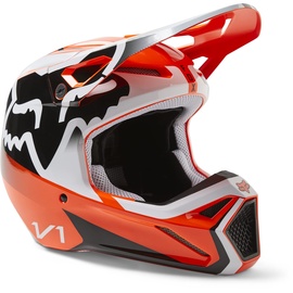 Fox Motocross-Helm V1 Leed Orange Gr. S