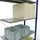 Schulte Lagertechnik Anbauregal Stahl 2000 x 1000 x 500 mm blau 5 Fachböden