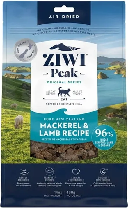 Ziwi Peak Katzenfutter sanft luftgetrockneter Makrele & Lamm 400 g