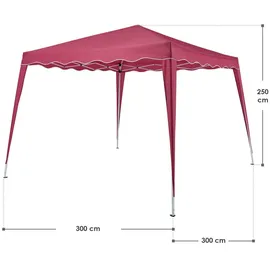 Juskys Faltpavillon Vivara 3x3 m - Bordeaux