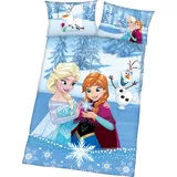 Herding Bettwäsche-Set Disney's Die Eiskönigin, Baumwolle, Mehrfarbig, 135 x 100 cm