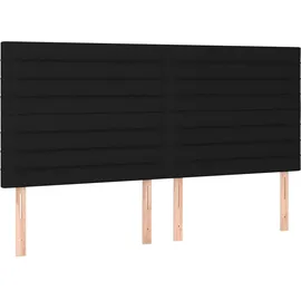 vidaXL Boxspringbett 180 x 200 cm Schwarz